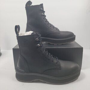 Sorel Hi-Line Lace Women's Black Boots NL4879-010 US Size 7.5 NWB